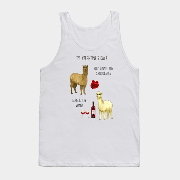 ALPACA THE WINE Tank Top by Poppy and Mabel